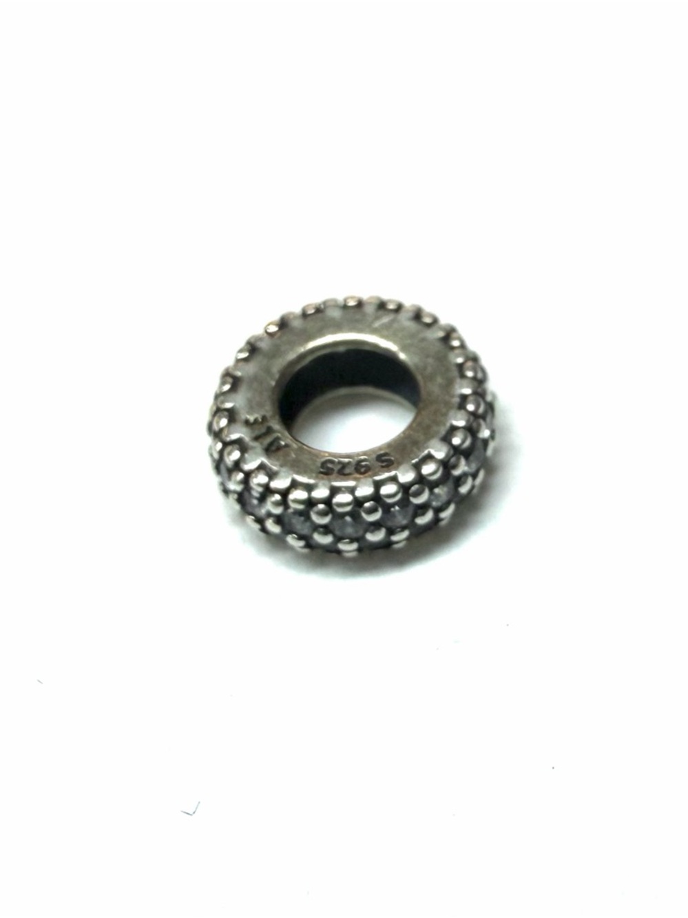 Pandora Sterling Silver Beaded Spacer Charm - Silver